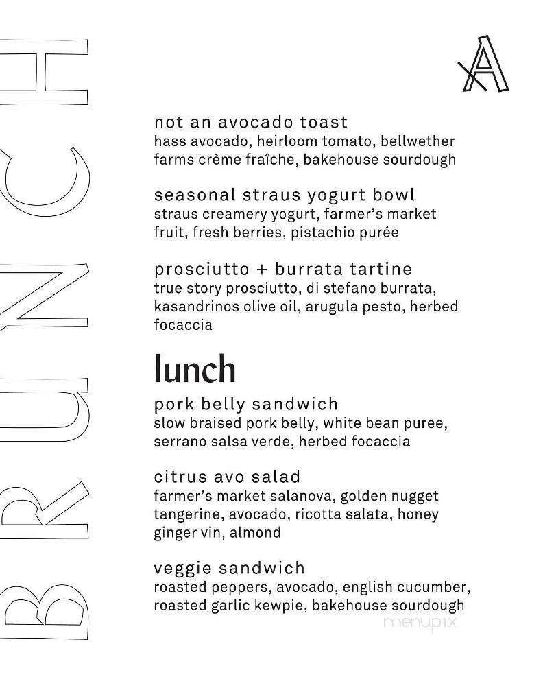 Arcade Coffee Roasters - Riverside, CA menu_pic