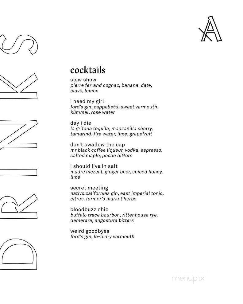 Arcade Coffee Roasters - Riverside, CA menu_pic