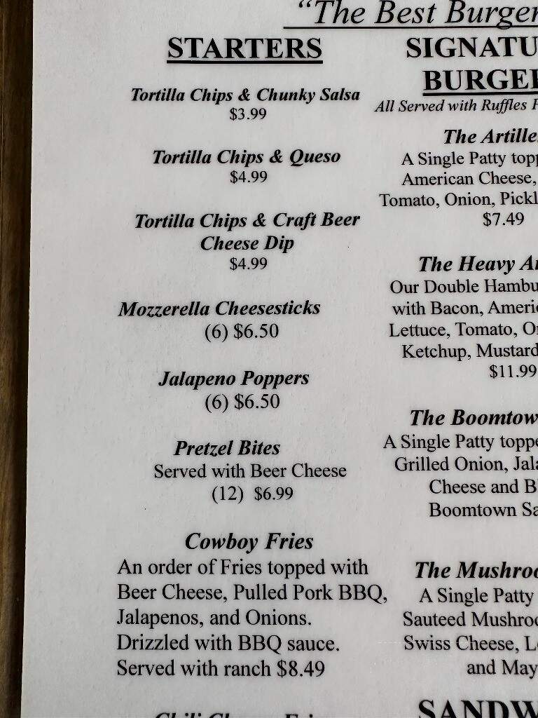 Katherine's Cafe - Nitro, WV menu_pic