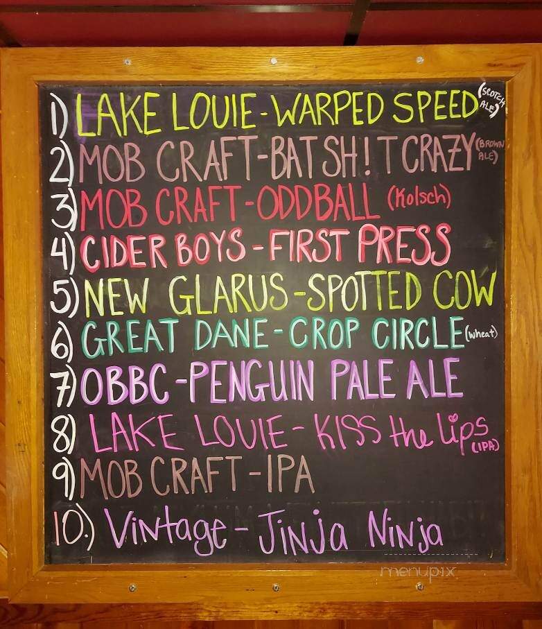 Lone Rock Bistro and Taproom - Lone Rock, WI menu_pic