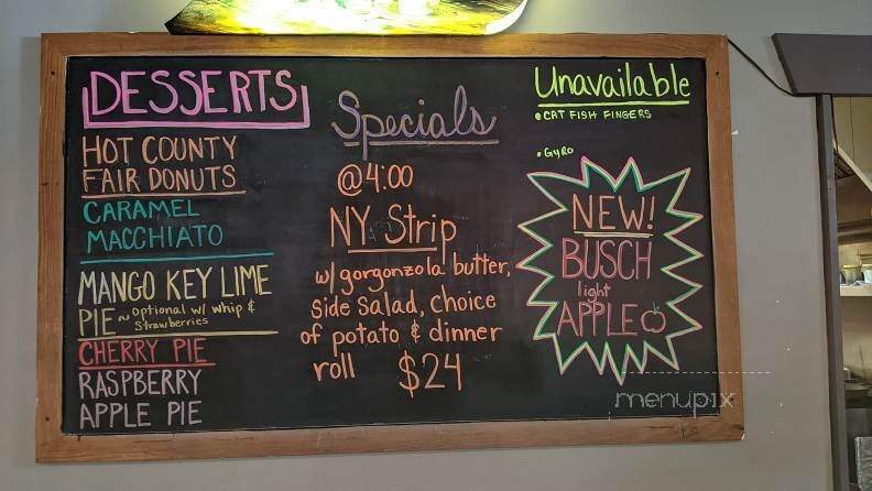 Lone Rock Bistro and Taproom - Lone Rock, WI menu_pic
