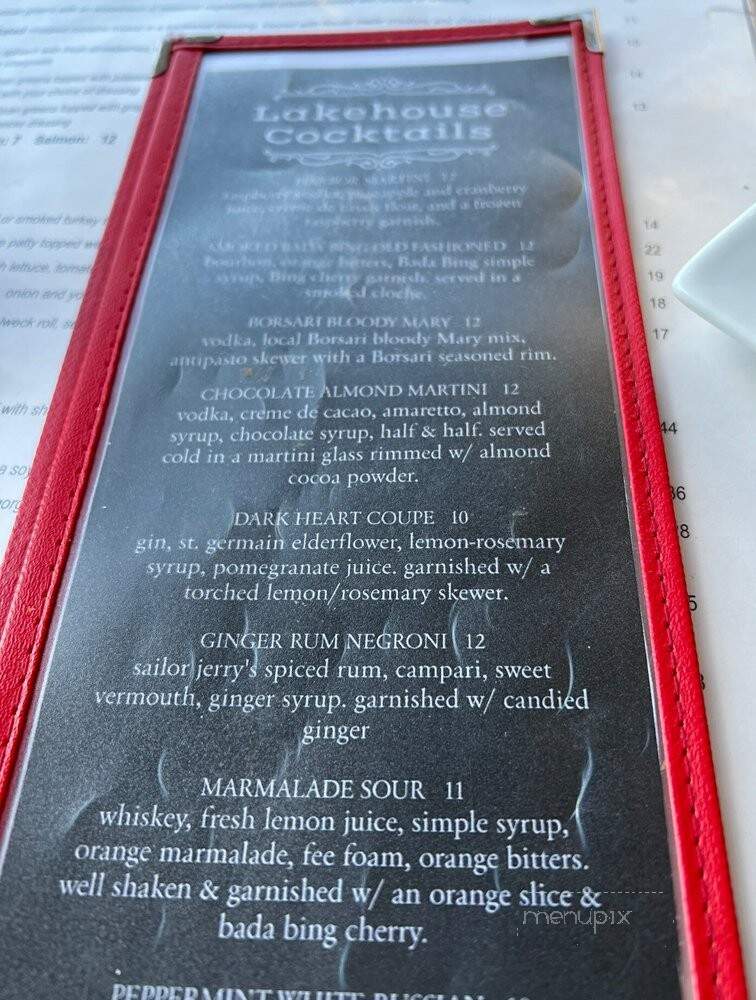 Lakehouse Tap and Grille - Jamestown, NY menu_pic