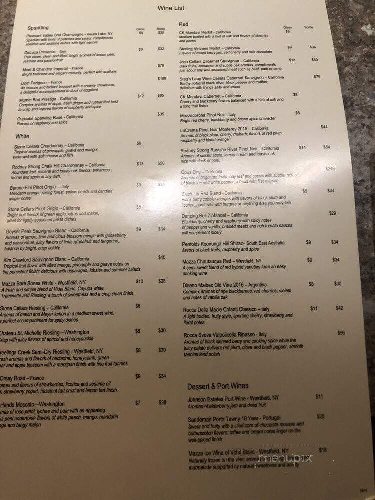 Lakehouse Tap and Grille - Jamestown, NY menu_pic