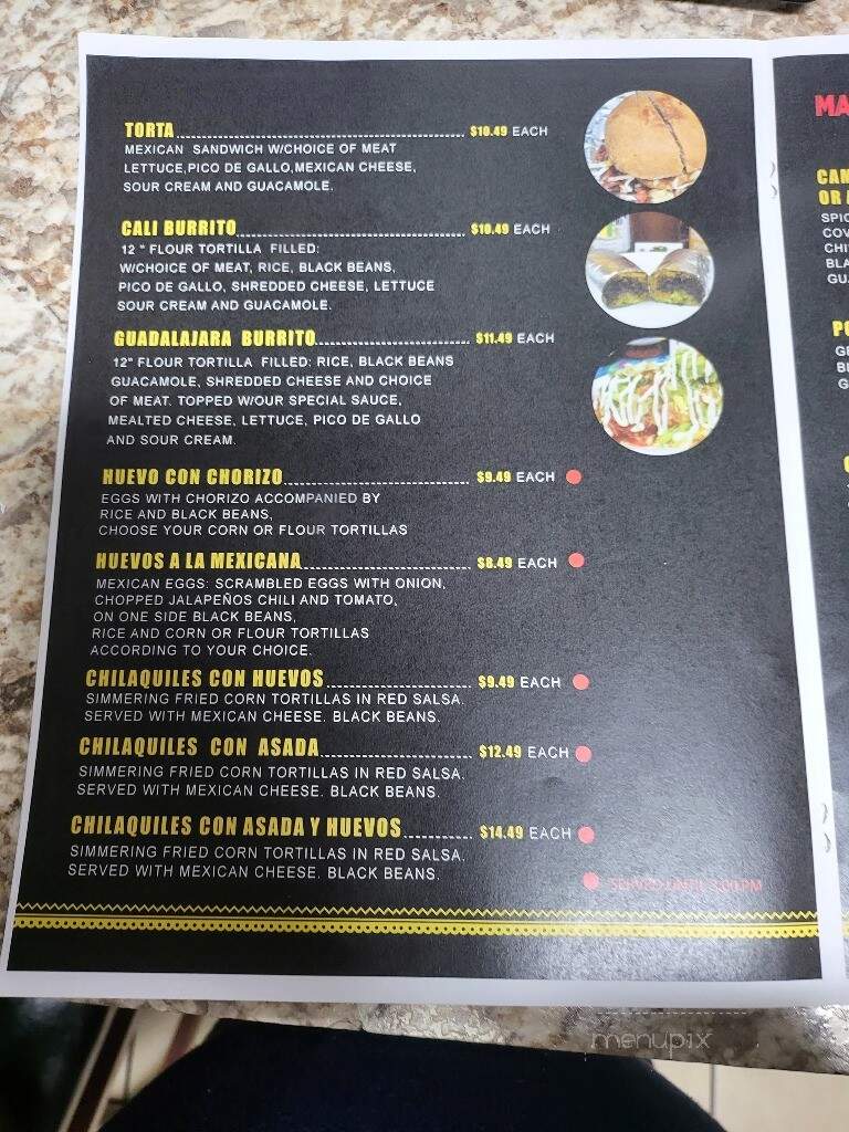 The Habanero Grill - Palm Bay, FL menu_pic