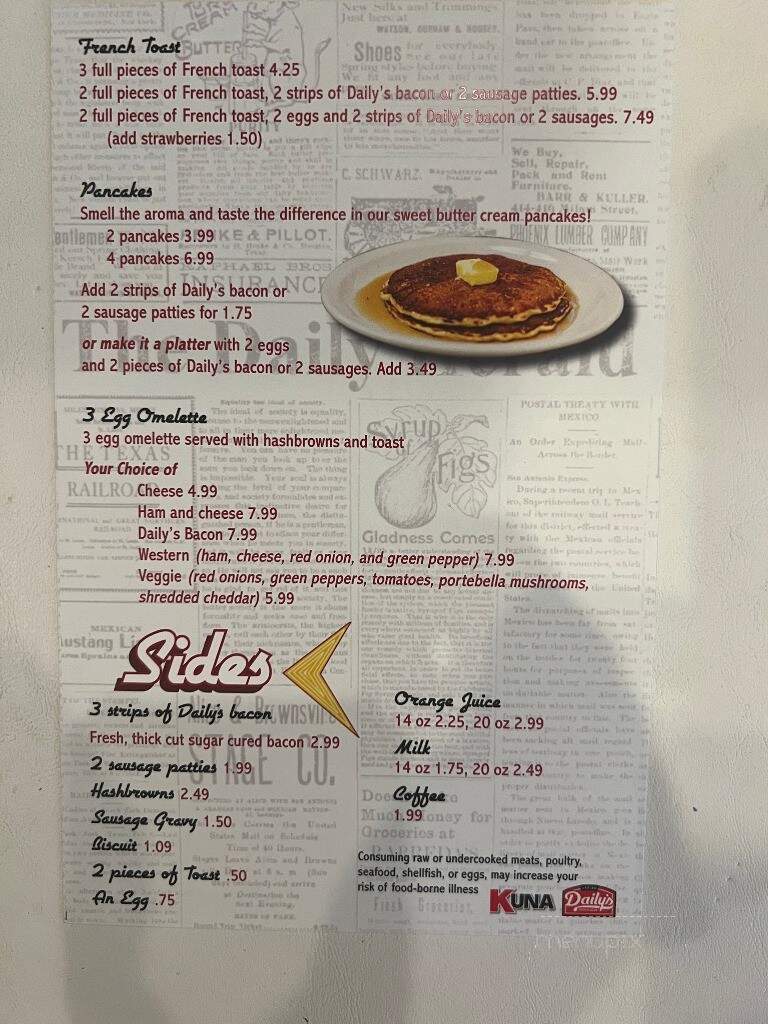 Rich's Famous Burgers - Saint James, MO menu_pic
