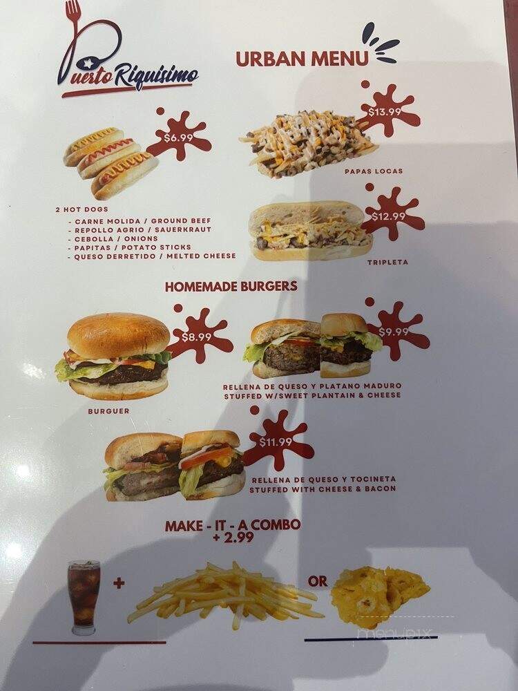 Puerto Riquisimo - Kendall, FL menu_pic