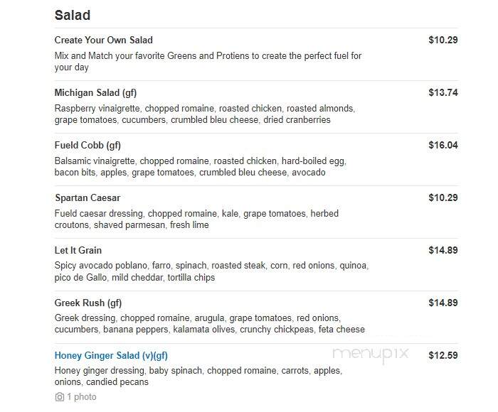 Fueld Stir Fry and Salad - East Lansing, MI