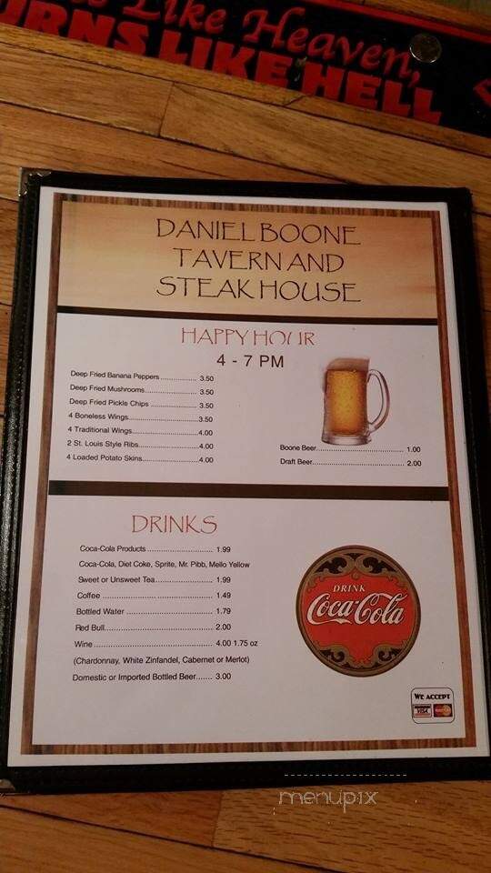 Daniel Boone Steakhouse & Tavern - Hazard, KY