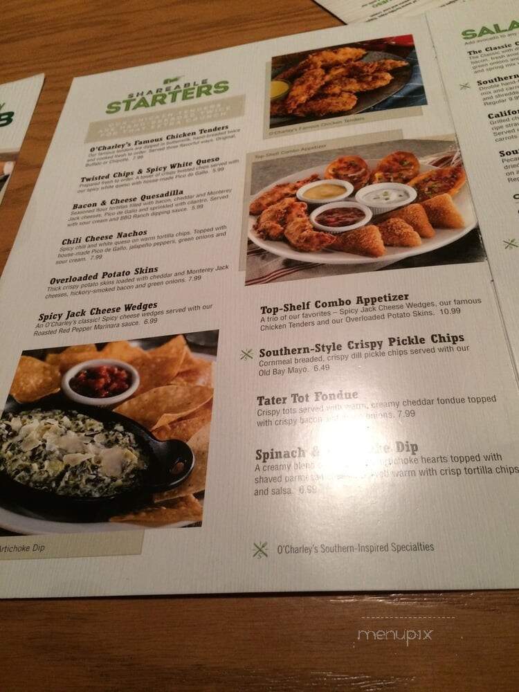 O'Charley's - Harrison, OH menu_pic