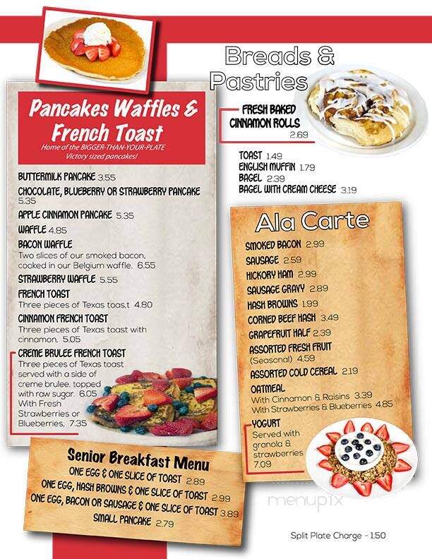 Victory Cafe - Galena, IL menu_pic