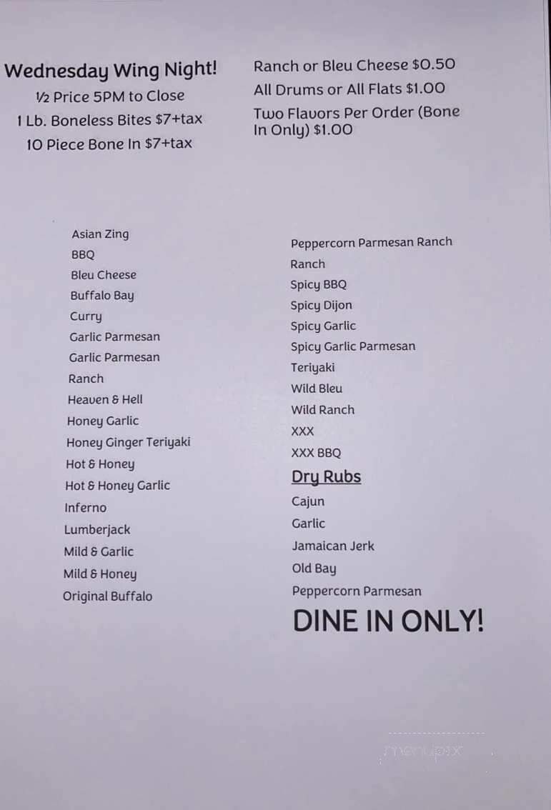 The Gin Mill & Grille - Northampton, PA menu_pic
