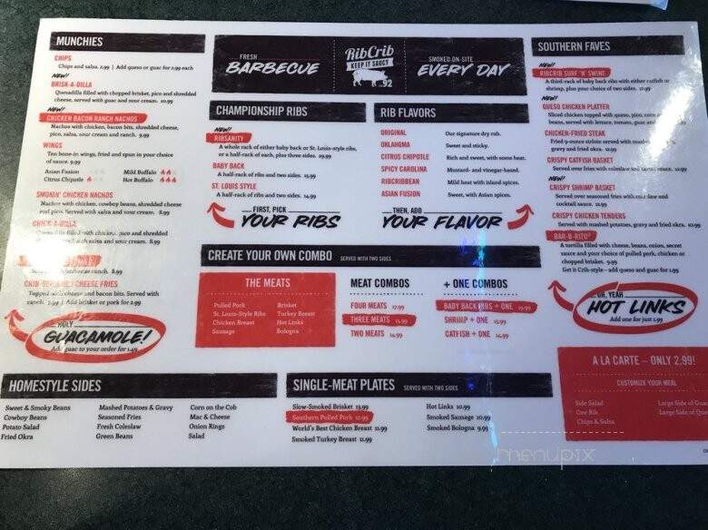 Rib Crib Menu Elk City Ok at Bunch blog