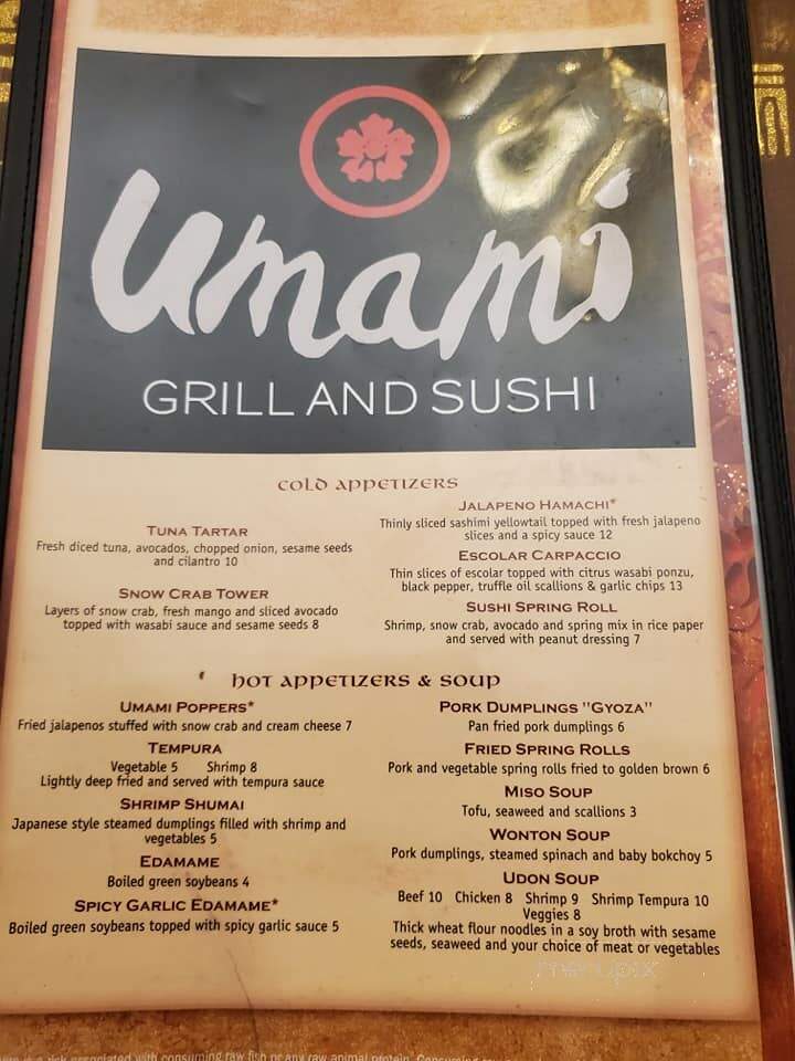 Umami Grill and Sushi - Magnolia, TX