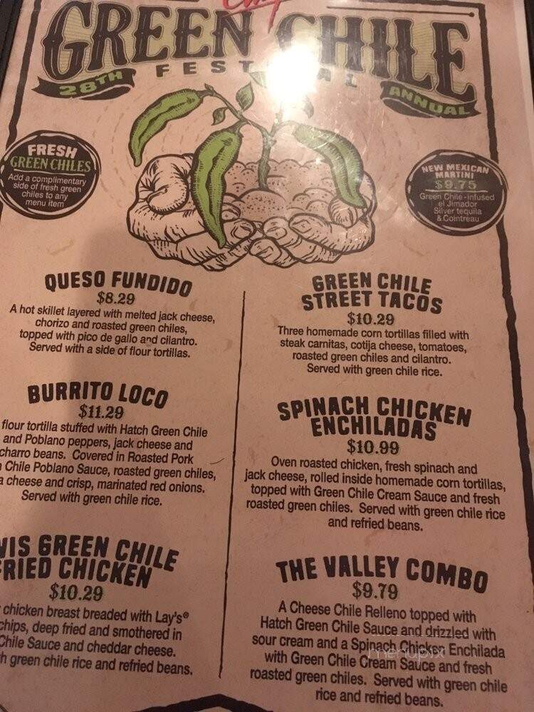 Chuy's - Knoxville, TN menu_pic
