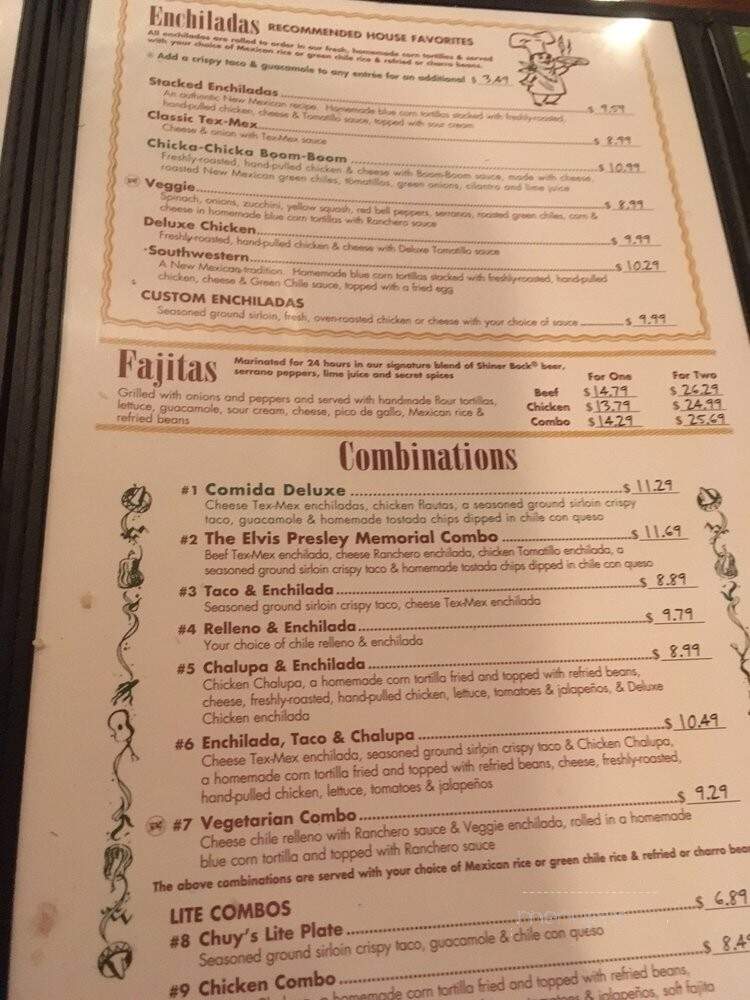 Chuy's - Knoxville, TN menu_pic