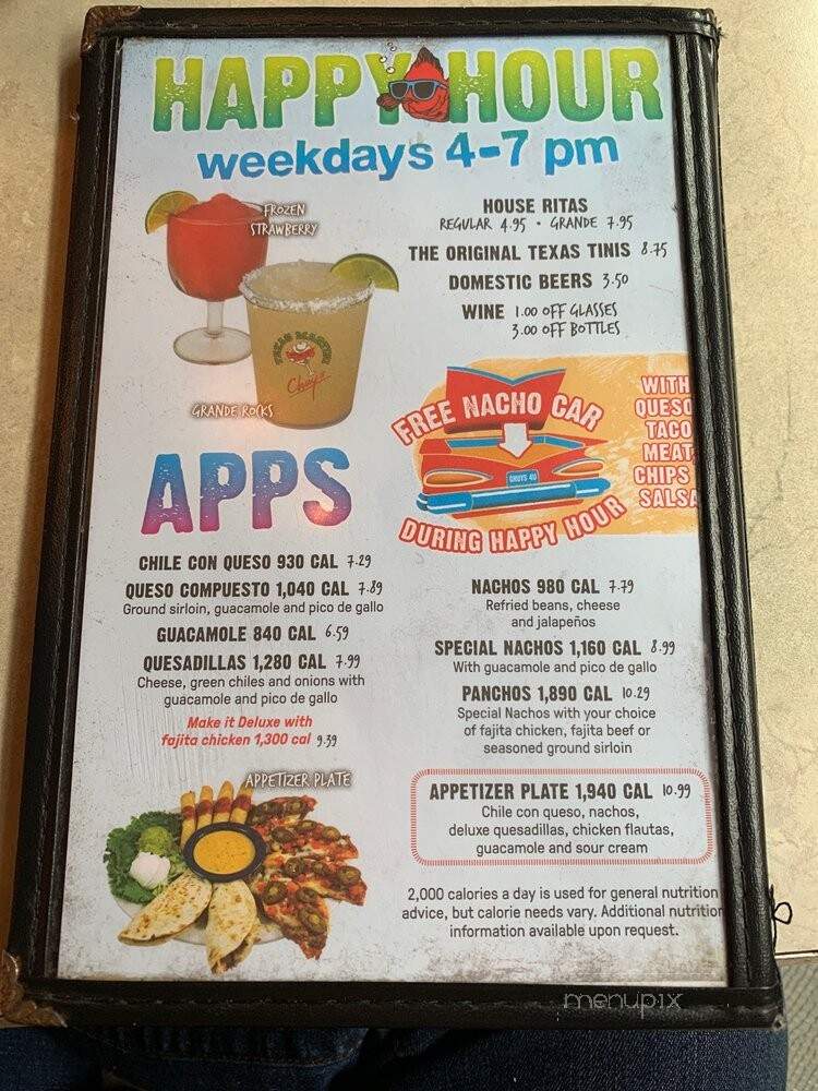 Chuy's - Knoxville, TN menu_pic