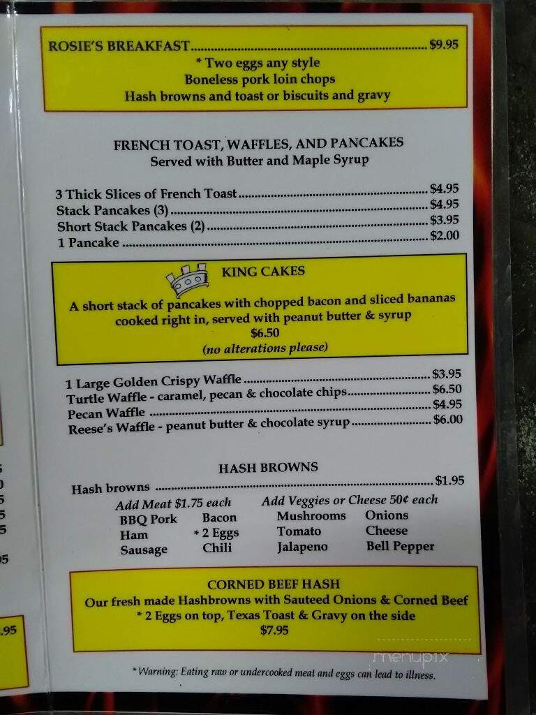 Arrows Cafe and Barbeque - Heber Springs, AR menu_pic