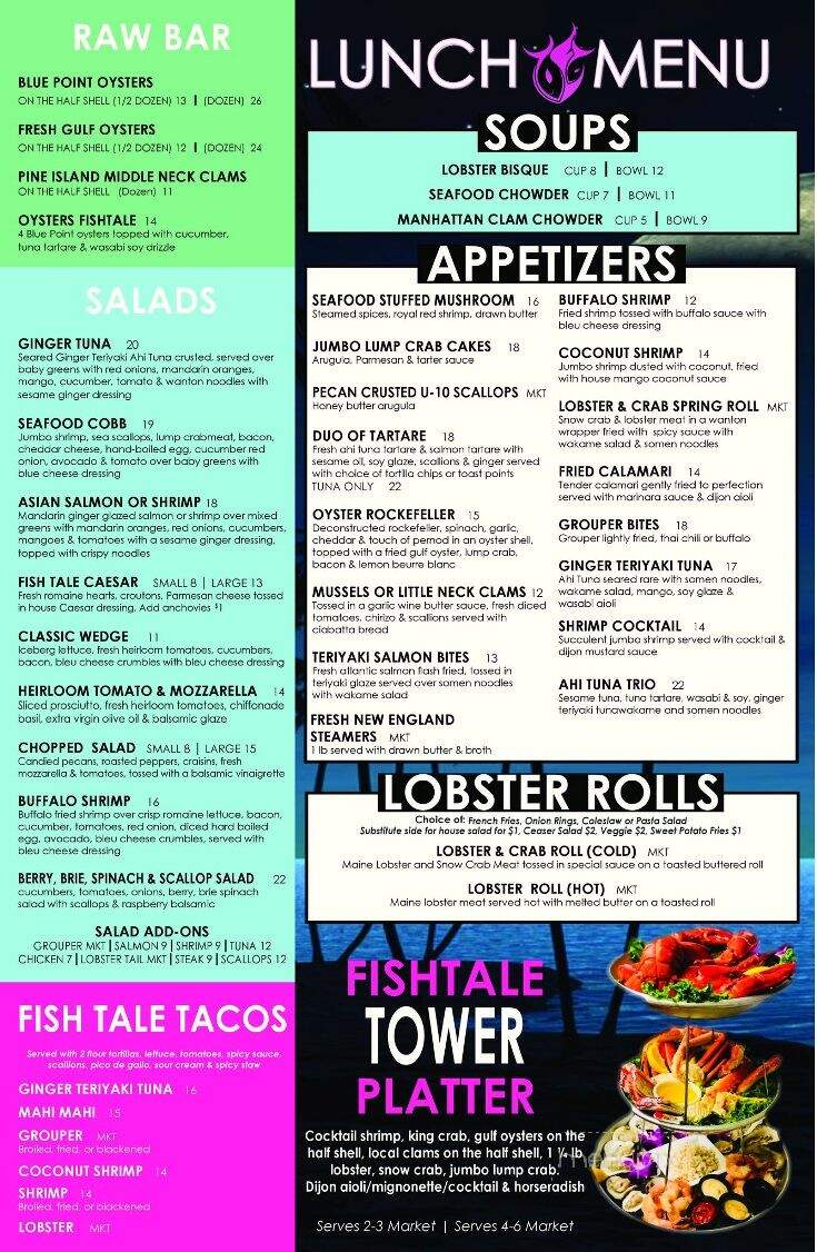 Fish Tale Grill - Cape Coral, FL menu_pic