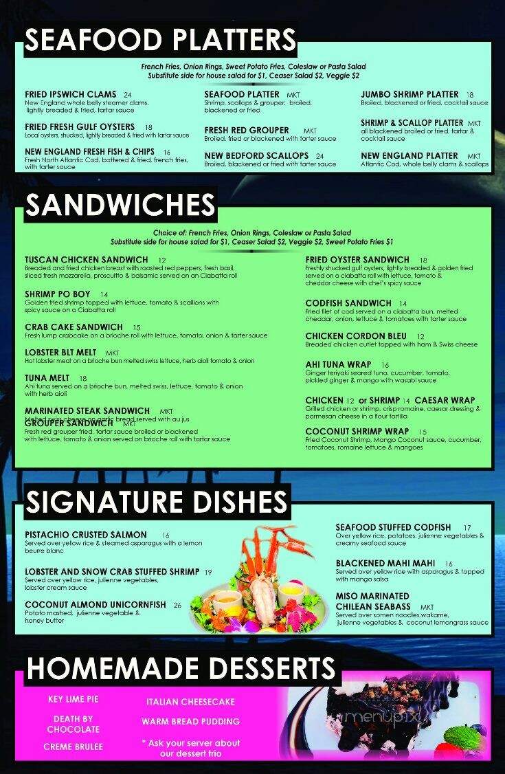 Fish Tale Grill - Cape Coral, FL menu_pic