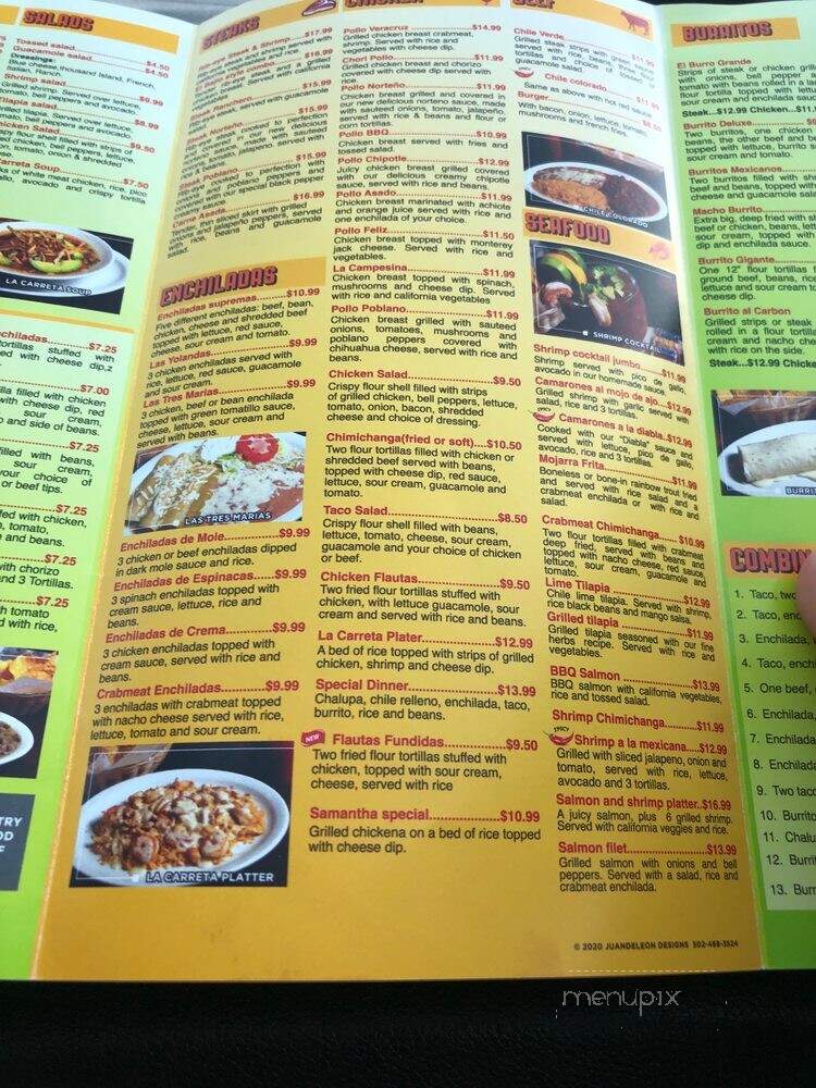 La Carreta - Louisville, KY menu_pic