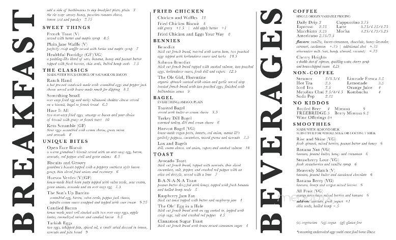 Riverenza Cafe - The Dalles, OR menu_pic