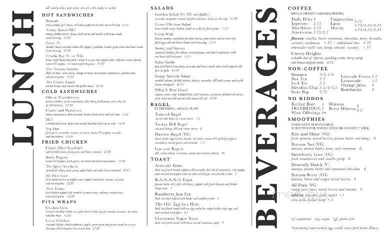 Riverenza Cafe - The Dalles, OR menu_pic