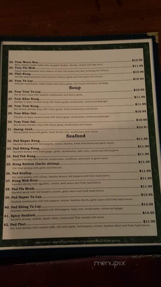 Noodle House - Fairbanks, AK menu_pic