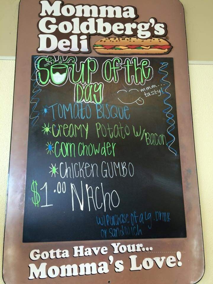 Momma Goldberg's Deli - Muscle Shoals, AL menu_pic