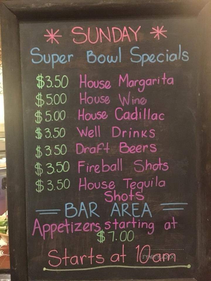 Hacienda on the Lake - Mission Viejo, CA menu_pic