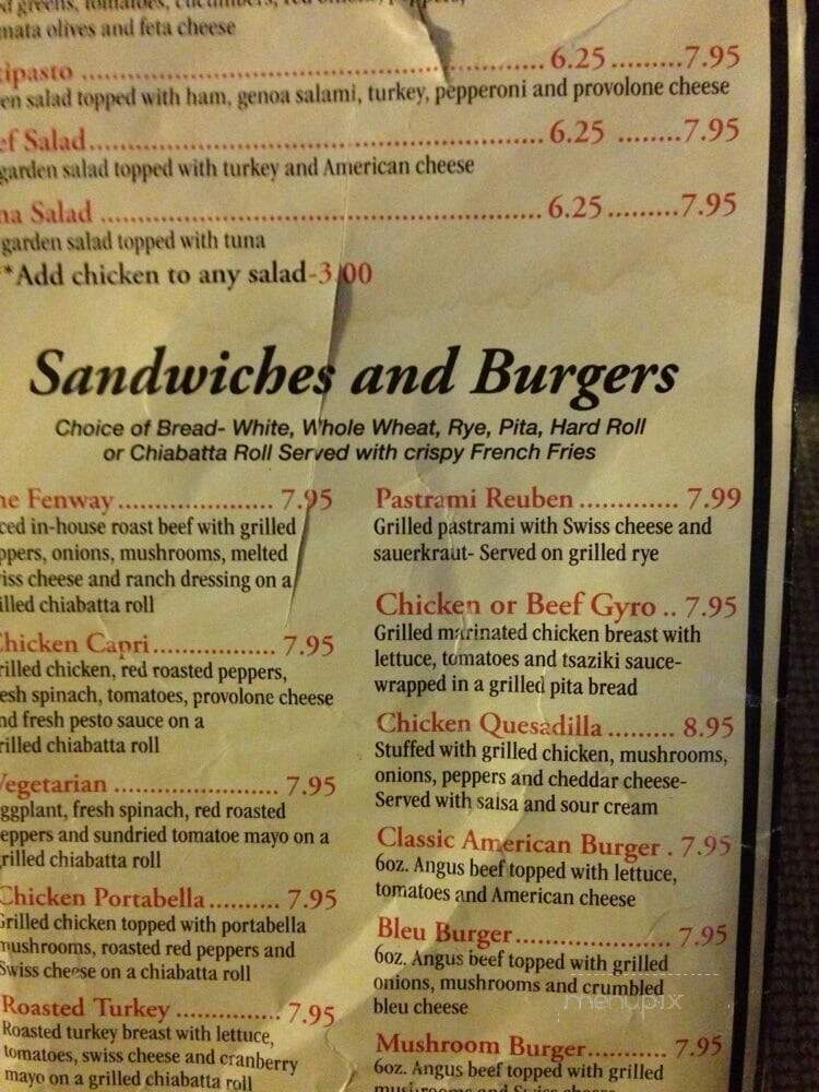 Newfield Pizza - Middletown, CT menu_pic