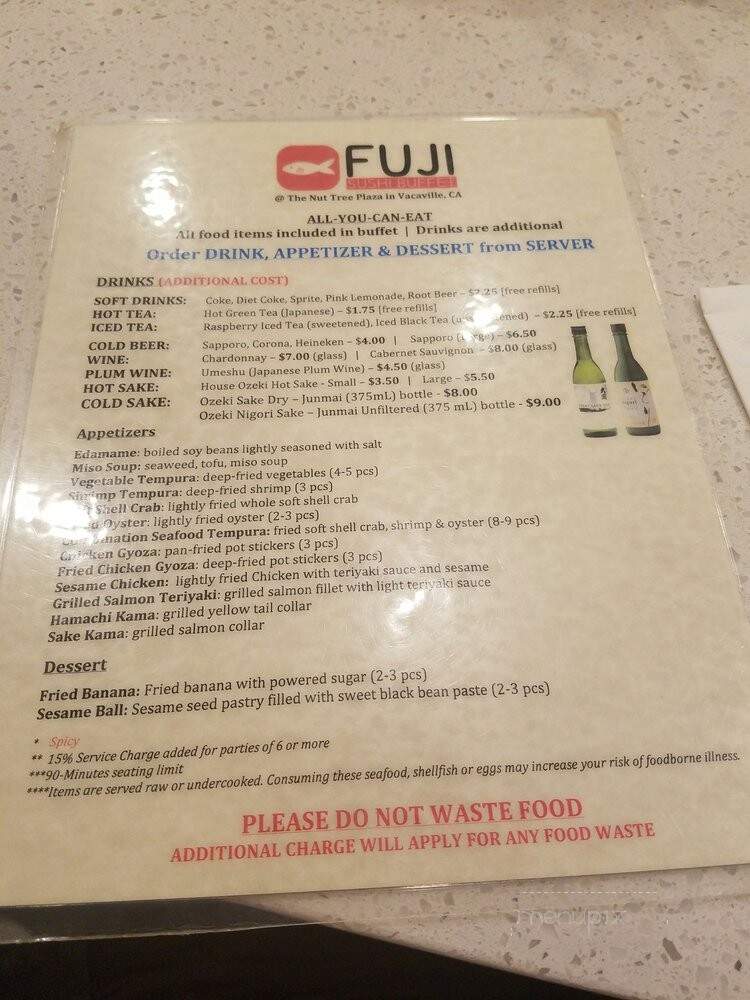 Fuji Sushi Buffet - Vacaville, CA