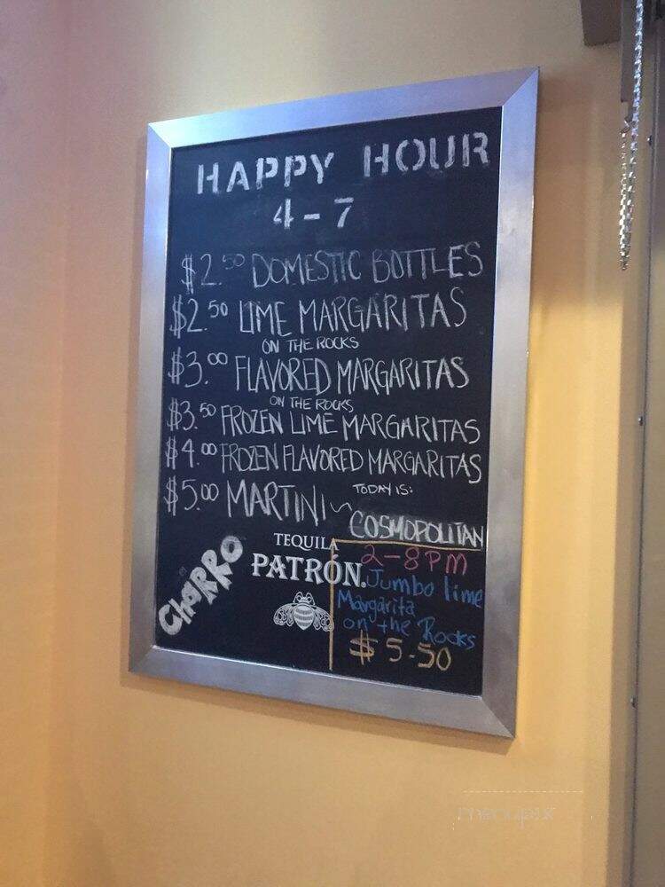 Charro Mexican Restuarant and Bar - Chesterfield, MO menu_pic
