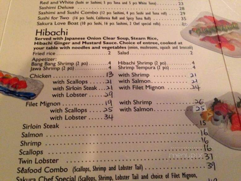 Sakura Hibachi Steakhouse - Parsippany, NJ