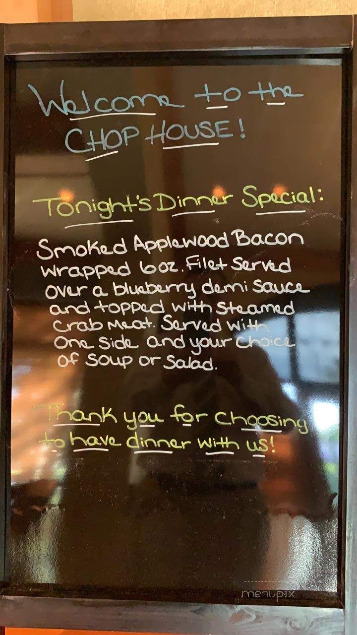Chop House Grille - High Point, NC menu_pic