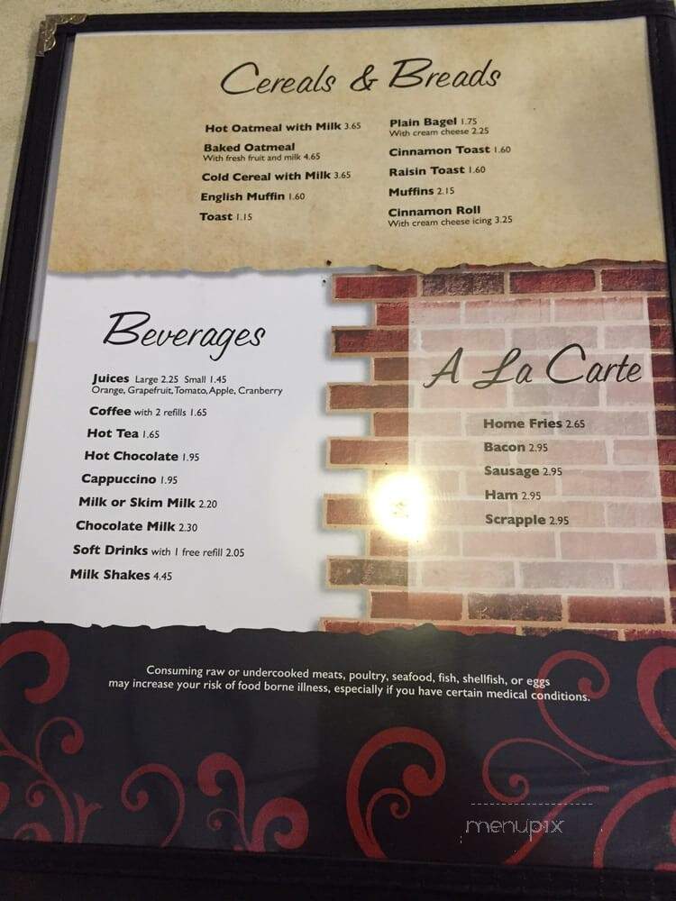 Colonial Coffee Shop & Donut - York, PA menu_pic