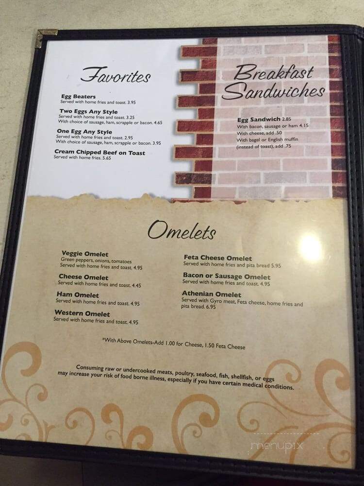 Colonial Coffee Shop & Donut - York, PA menu_pic