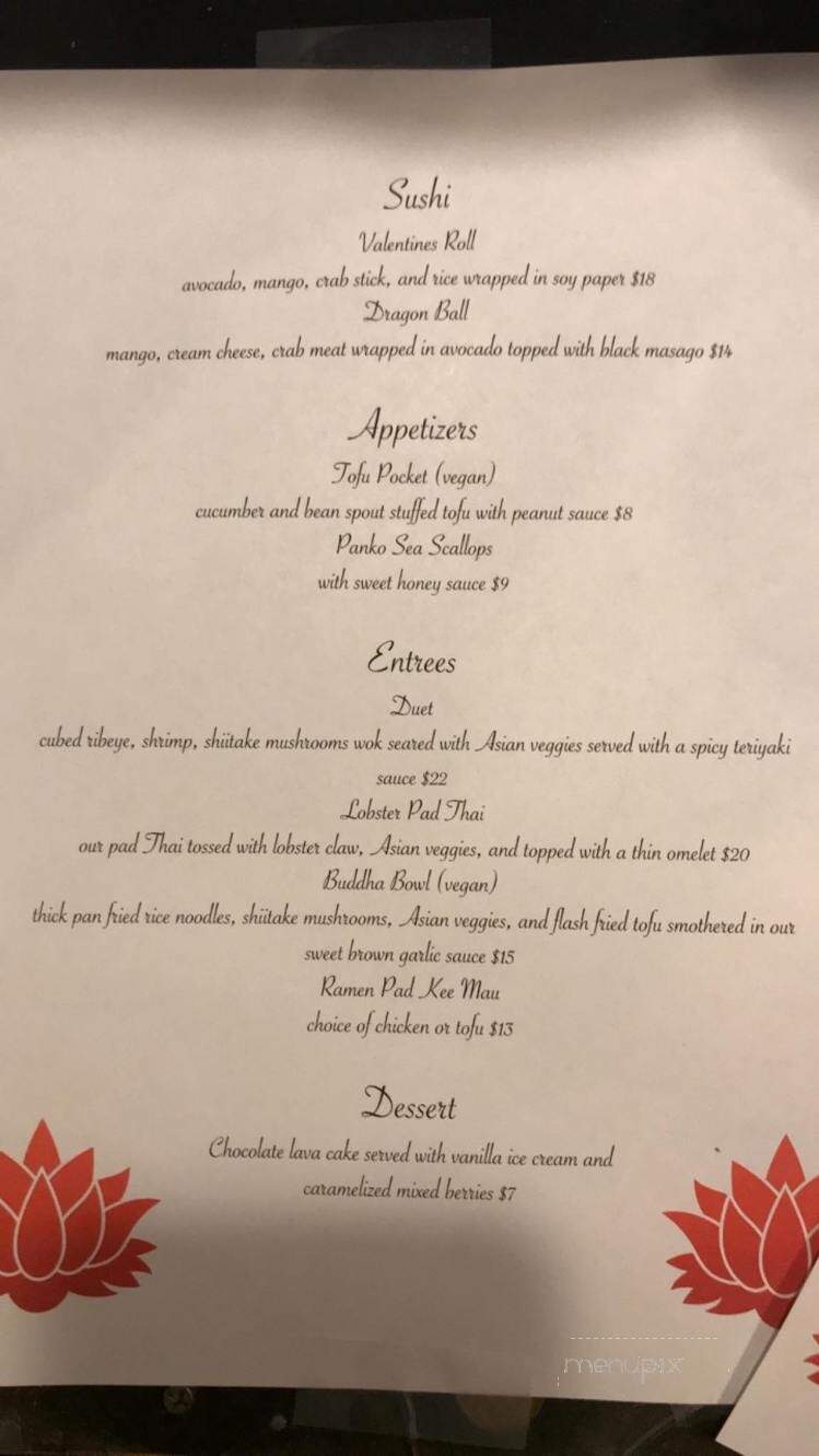 Viet Thai Cafe - York, PA menu_pic