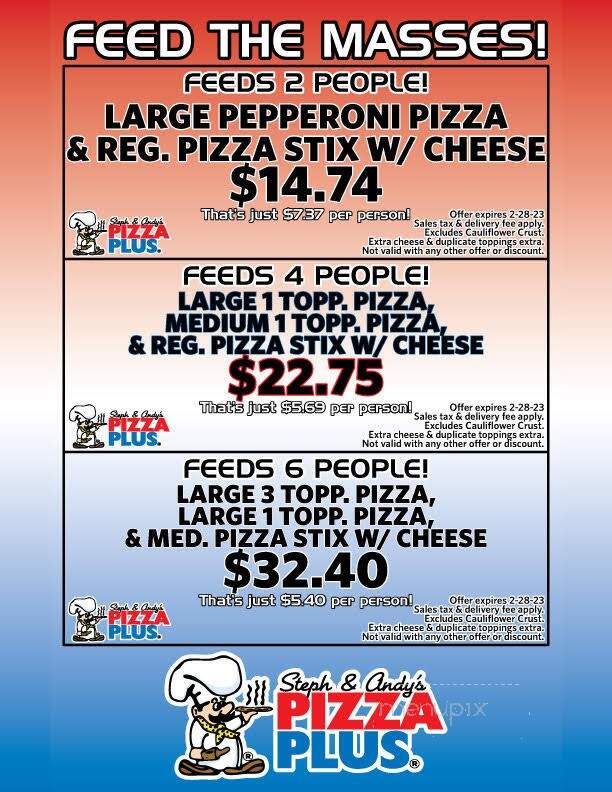 Pizza Plus - Bristol, TN menu_pic