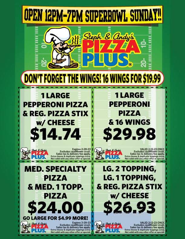 Pizza Plus - Bristol, TN menu_pic