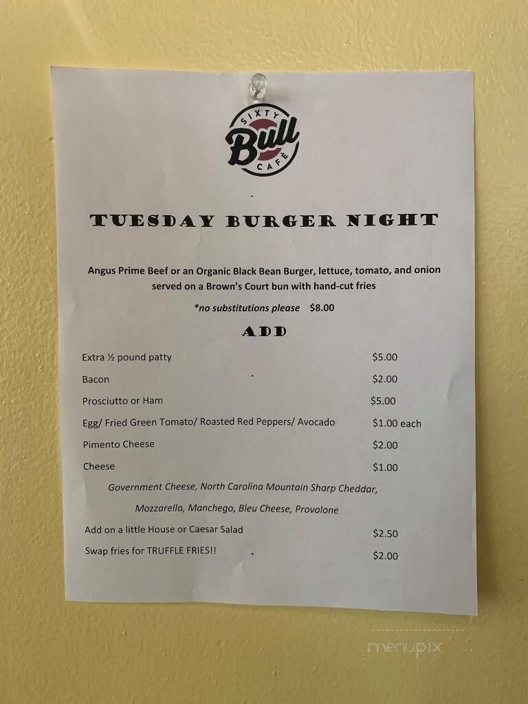 60 Bull Street Cafe - Charleston, SC
