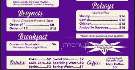 Cascade Lounge - Asheville, NC menu_pic