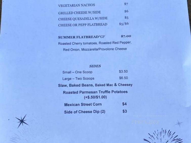 Cascade Lounge - Asheville, NC menu_pic