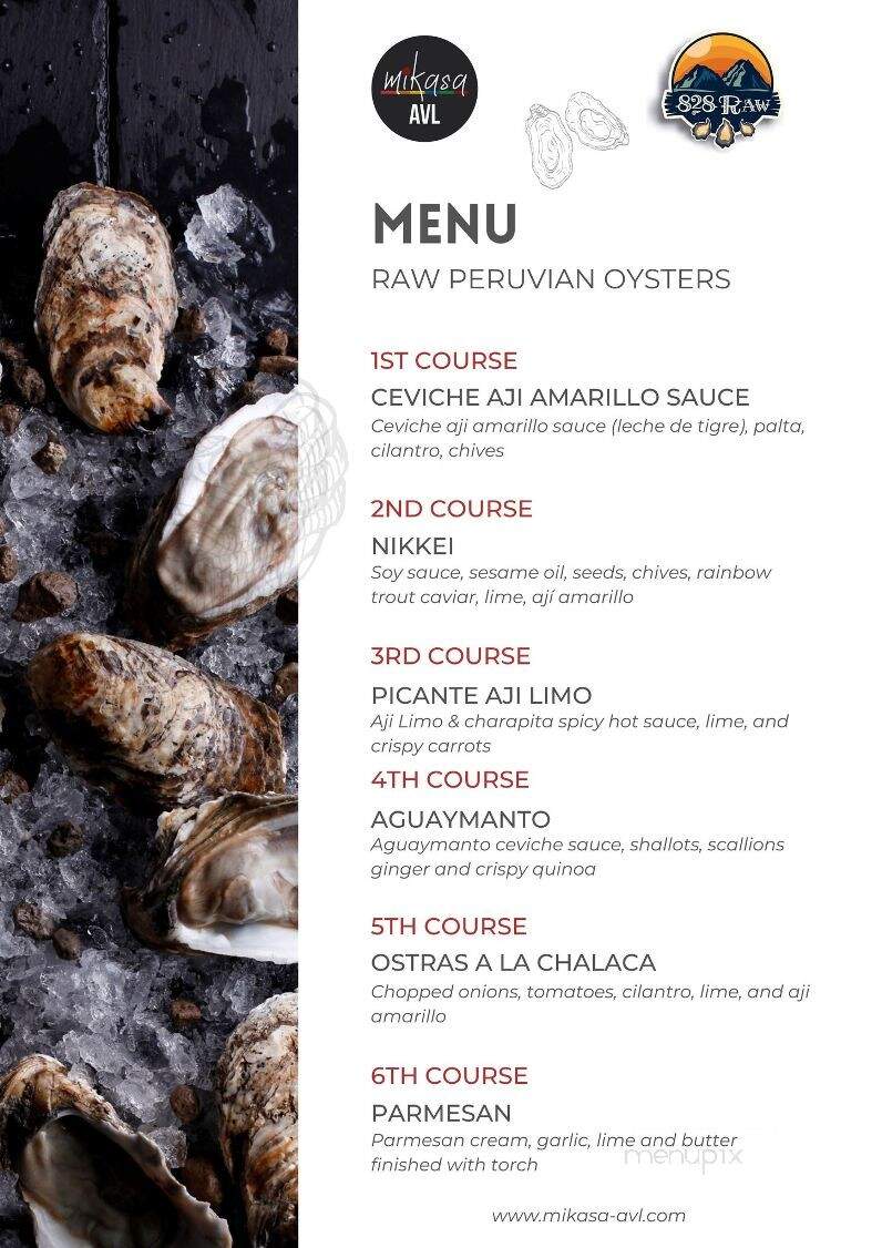 Cascade Lounge - Asheville, NC menu_pic