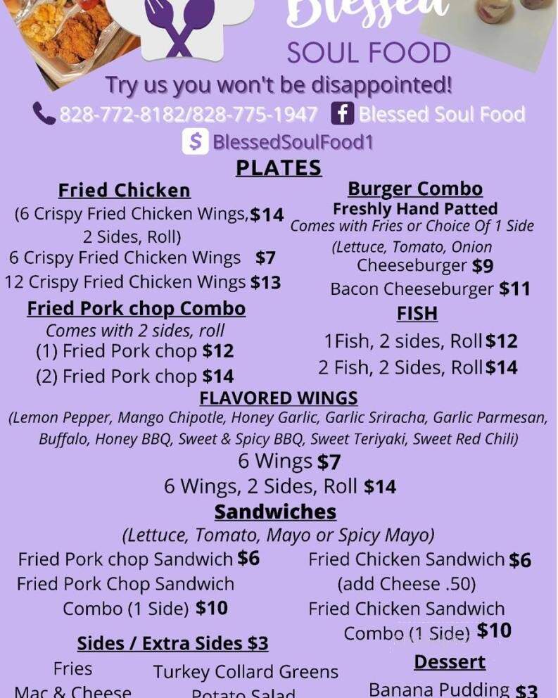 Cascade Lounge - Asheville, NC menu_pic