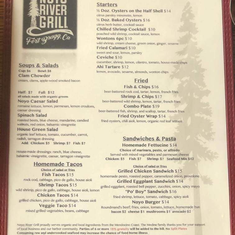 Noyo River Grill - Fort Bragg, CA