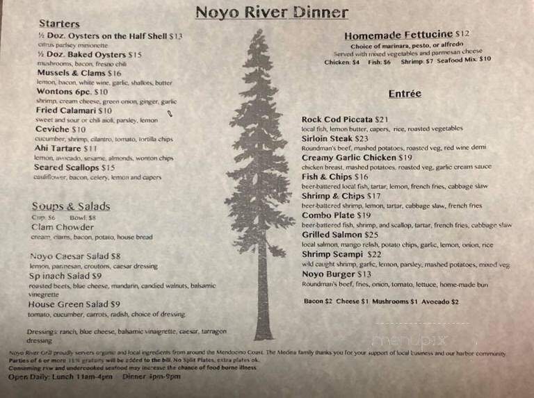 Noyo River Grill - Fort Bragg, CA