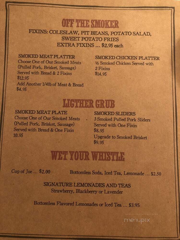 J&C BBQ and Catering - Sweet Home, OR menu_pic