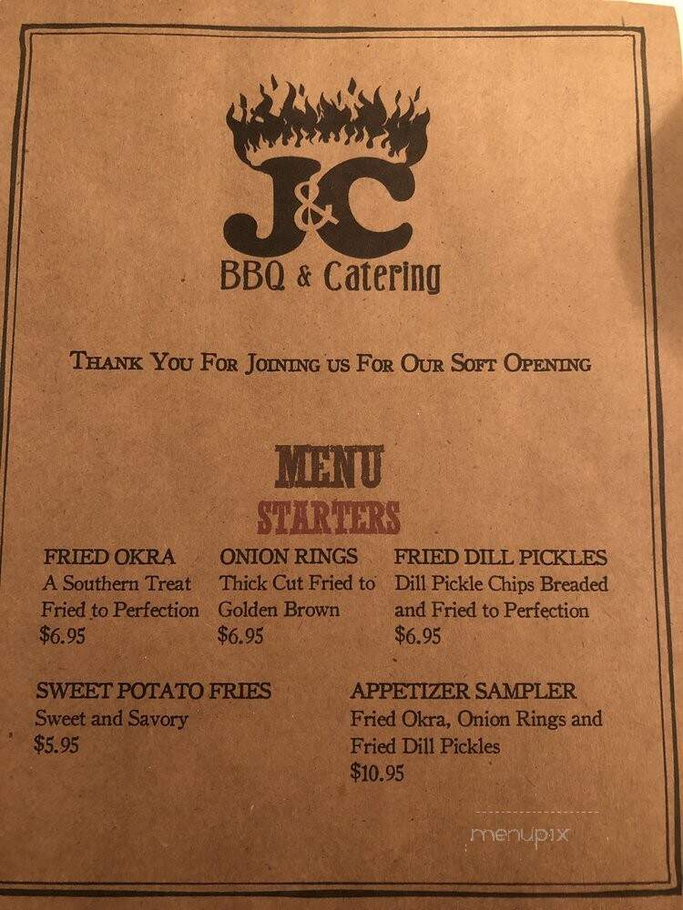 J&C BBQ and Catering - Sweet Home, OR menu_pic
