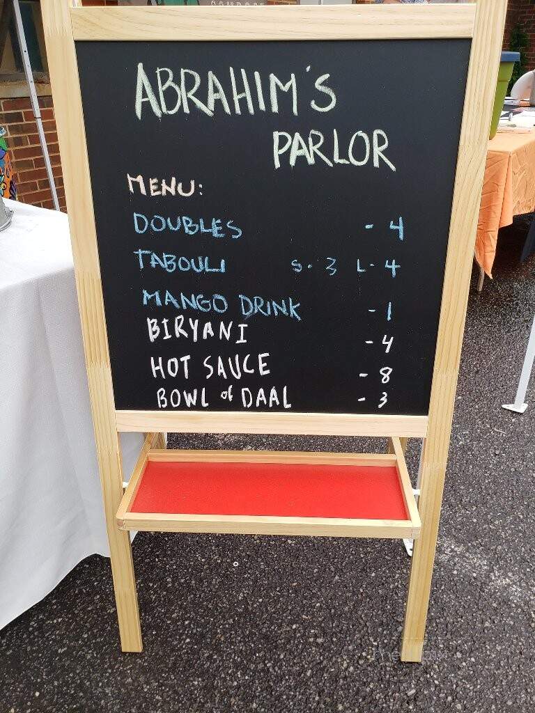 Abrahim's Parlor - Athens, GA menu_pic