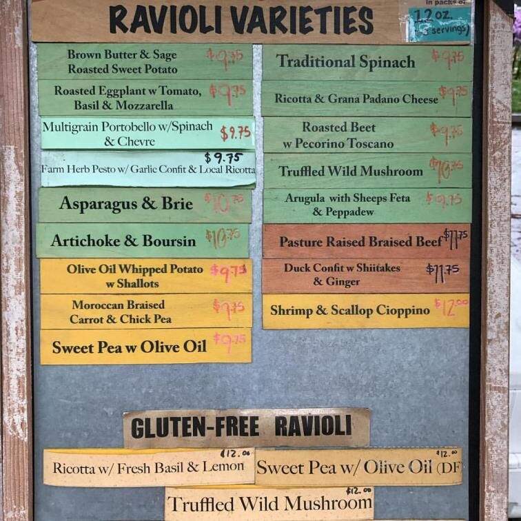 Valicenti Pasta Farm - Hollis, NH menu_pic